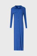 Cobalt Blue Cardi Maxi Dress