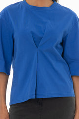 Cobalt Blue Pinched T-Shirt