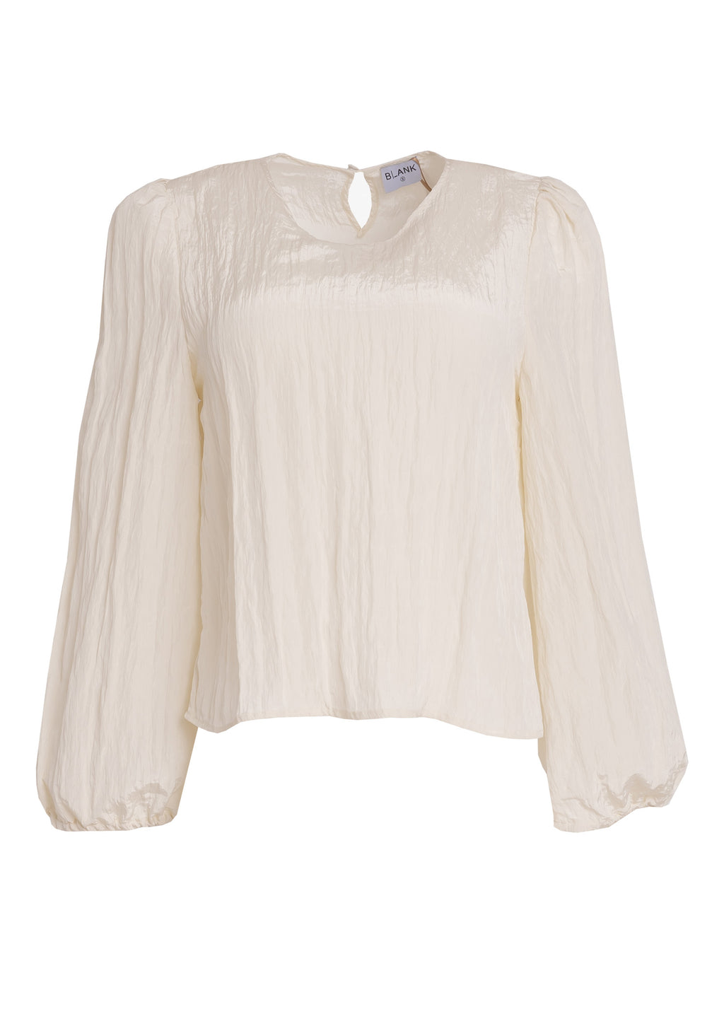 Cream Balloon Sleeve Blouse – BLANK