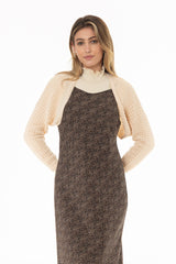 Cream Box Knit Shrug