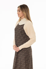 Cream Box Knit Shrug