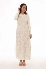 Cream Brushed Satin Jumper