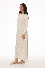 Cream Brushed Satin Jumper