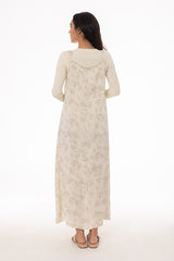 Cream Brushed Satin Jumper