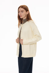 Cream Chunky Knit Cardigan
