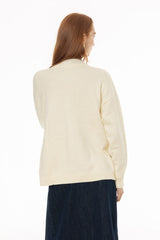Cream Chunky Knit Cardigan