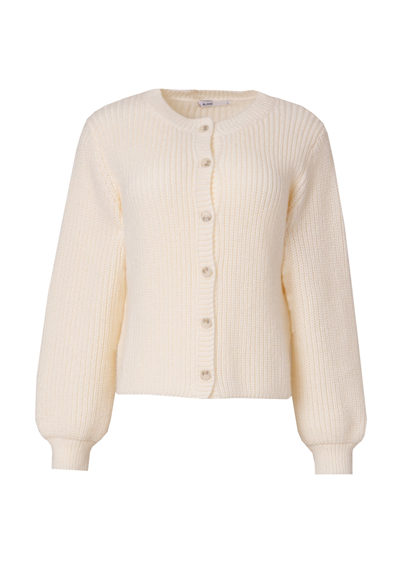 Cream Chunky Knit Cardigan BLANK