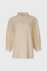Cream Paisley 3/4 Sleeve Blouse