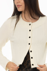 Cream Soft Knit Cardigan