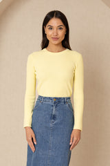 Yellow Crewneck Sweater