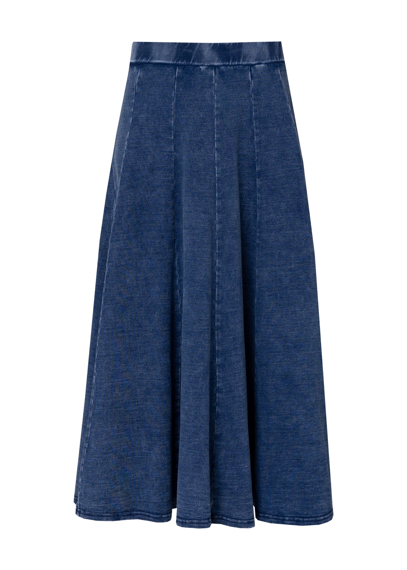 Dark Denim Swing Skirt BLANK