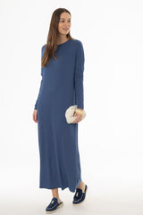 Denim Blue Swing Maxi