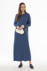 Denim Blue Swing Maxi