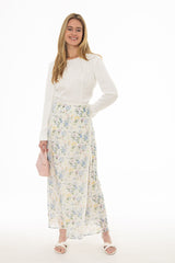 Floral Printed Wrap Skirt