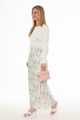 Floral Printed Wrap Skirt