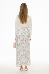 Floral Printed Wrap Skirt