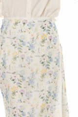 Floral Printed Wrap Skirt