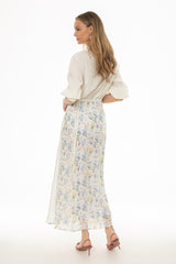 Floral Printed Wrap Skirt