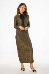 Gold Sparkle Maxi Dress