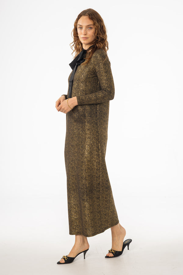 Gold Sparkle Maxi Dress