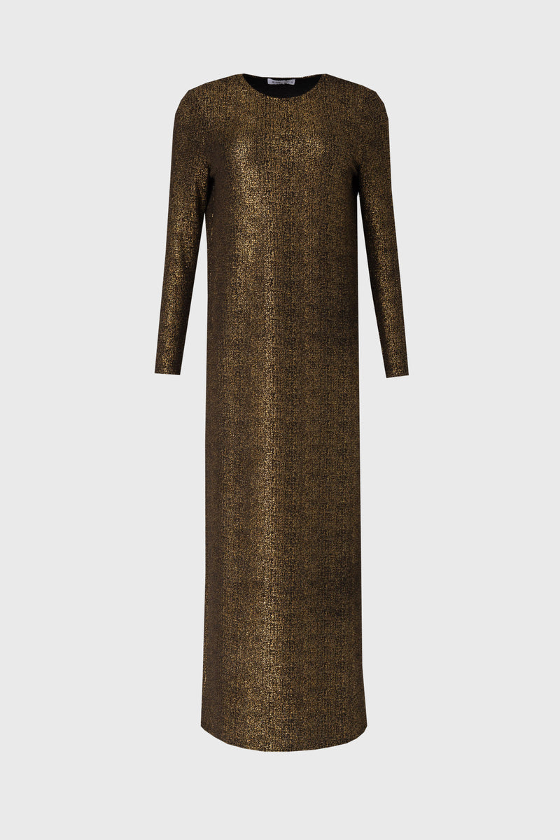 Gold Sparkle Maxi Dress