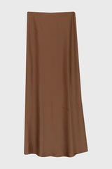 Gold Textured Slip Skirt
