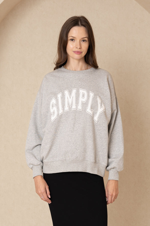 Grey Simply Sweatshirt