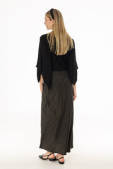 Green Chevron Printed Slip Jumper