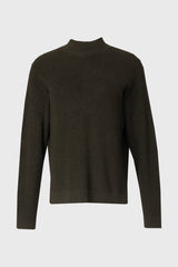 Olive Drop Shoulder Knit Sweater
