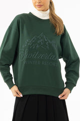 Green Graphic Sweatshirt