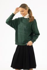 Green Graphic Sweatshirt