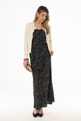 Green Paisley Printed Slip Jumper