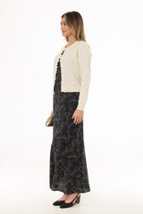Green Paisley Printed Slip Jumper