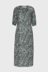 Green Printed Maxi Dress