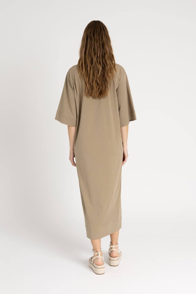 Olive Tie Knot Maxi