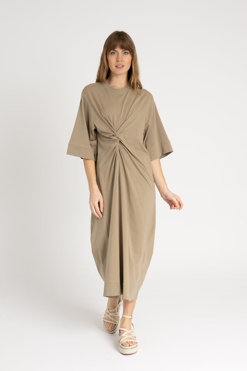 Olive Tie Knot Maxi