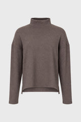 Grey Drop Shoulder Sweater Top