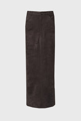 Grey Everyday Microsuede Skirt