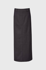 Heather Grey Pinstripe Everyday Skirt