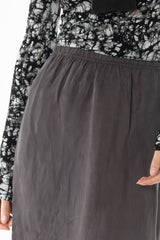 Grey Slip Skirt 2.0