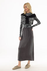 Grey Slip Skirt 2.0