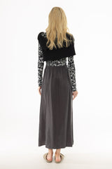 Grey Slip Skirt 2.0