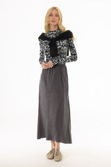 Grey Slip Skirt 2.0