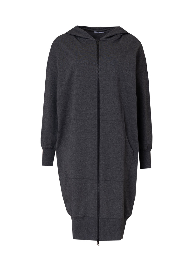 Grey Zipper Sweatshirt Dress BLANK Grey Zipper Sweatshirt Dress BLANK