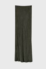 Hunter Green Slip Skirt