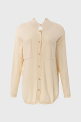 Ivory Oversized Knit Cardigan