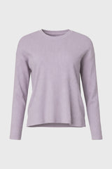 Lavender Ribbed Dolman Sleeve T-Shirt