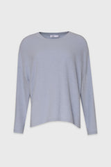 Light Blue Oversized Swing Top