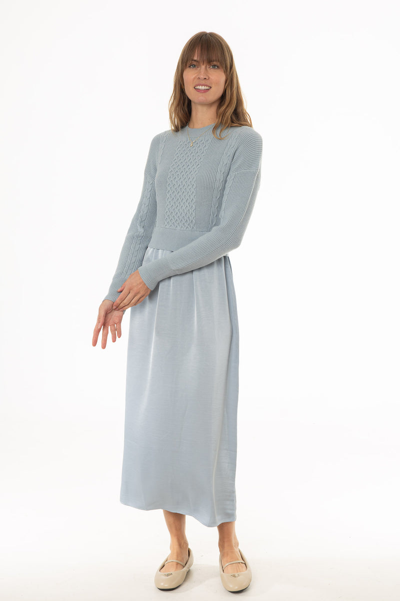 dress sweater combo Light Blue Maxi – BLANK IKEA STORKLINTA 6-drawer dresser, 100% polyester kupukupu Size:size 1