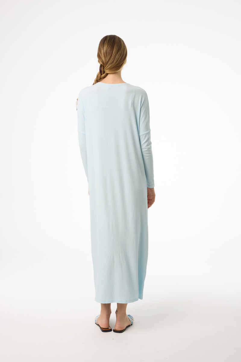 Light Blue Swing Maxi